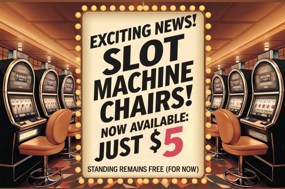 “Slot Machine Chair Rental” Could Be Next Casino Nuisance Fee, Per A.I.