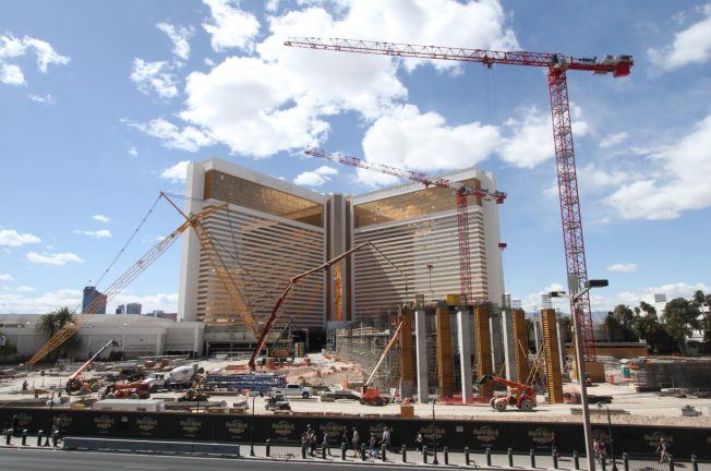 Hard Rock’s Guitar Tower Construction is Well Under Way