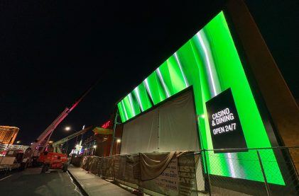 Ellis Island Shows Off Casino Expansion Digital Display