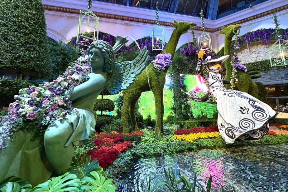 Bellagio Conservatory’s Summer Display is Plum Loco
