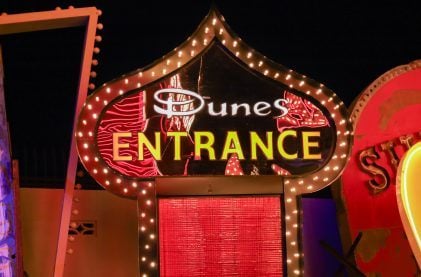 Neon Museum Restores Baby Dunes Sign