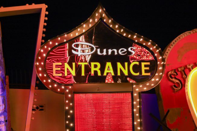 Neon Museum Restores Baby Dunes Sign