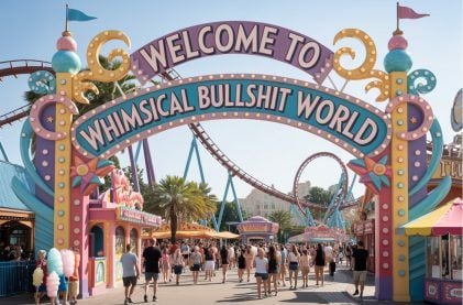 Delusional “CEO of Las Vegas” Announces Retro Theme Park, Media Wets Itself