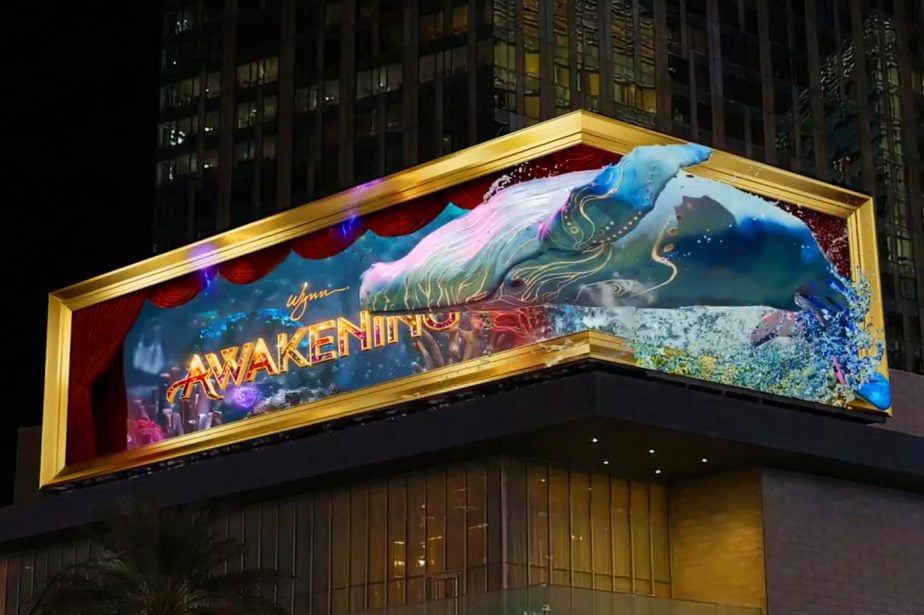 Wynn Las Vegas Unveils Sweet 3D Digital Sign to Promote “Awakening”