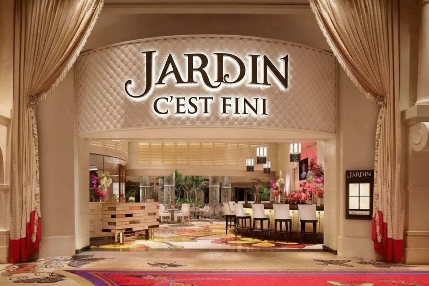 Wynn Changes Course, Jardin Closes Permanently After a Decade at Encore