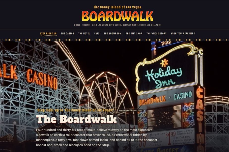 Guy Builds Online Shrine to Boardwalk Casino and It’s Simply Amazing