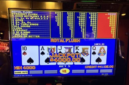 Using Your Phone for Video Poker Strategy Could Be a Felony in Las Vegas Casinos