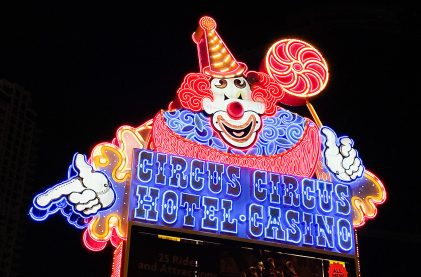 Lucky the Clown Is on the Fritz, Circus Circus Plans to Bring Him Back to Life